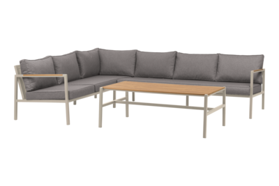 Brafab Cap Hörnsoffa Stor Light Grey / Grey