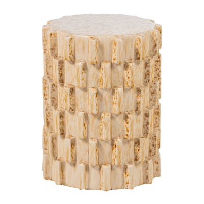 WOOOD AXU Dekorativt Sidobord i Keramik Sand