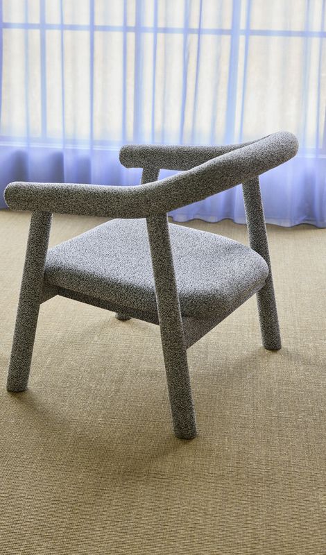 Hübsch Ouli Loungestol Ljusgrå Melange