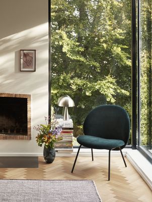 Hübsch Mush Bordslampa Mini Nickel