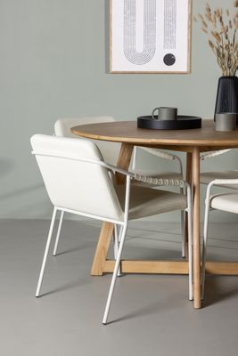 Venture Home Matgrupp Yadikon med stolarna Tvist