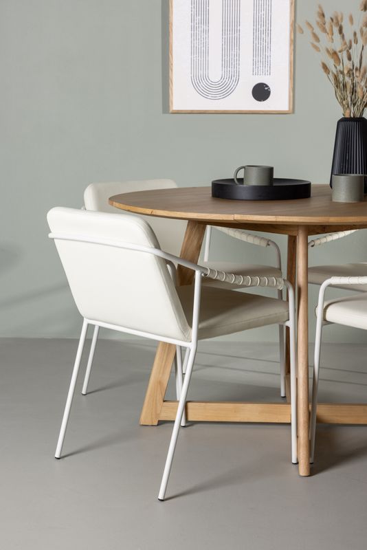 Venture Home Matgrupp Yadikon med stolarna Tvist