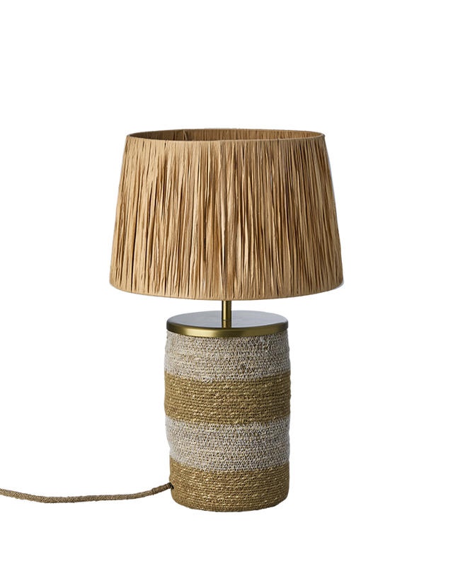 Affari of Sweden LANDO Bordslampa, Vit/natur