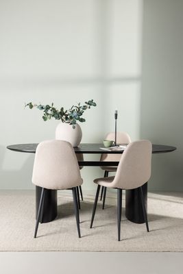 Venture Home Matgrupp Isolde med stolarna Polar