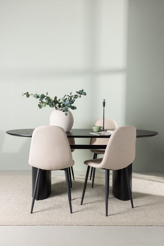 Venture Home Matgrupp Isolde med stolarna Polar