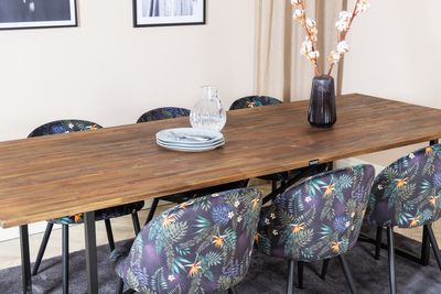 Venture Home Padang,Velvet Rektangulär Matgrupp