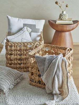 Bloomingville Marnie korg, natur, vattenhyacint