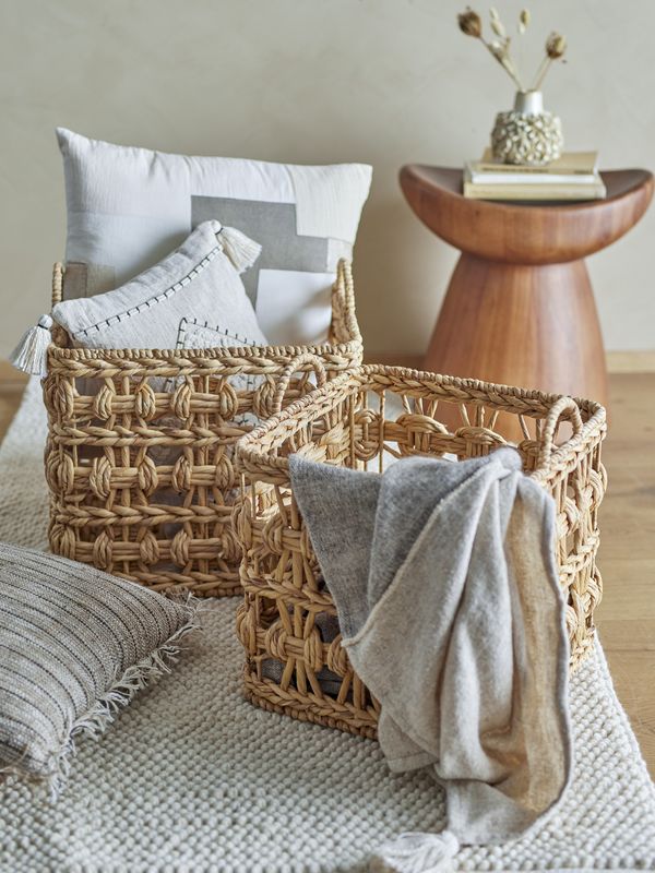 Bloomingville Marnie korg, natur, vattenhyacint