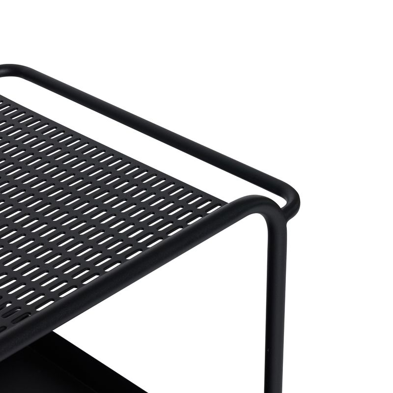 Hübsch Push serveringsvagn svart 66 x 47 x H61 cm