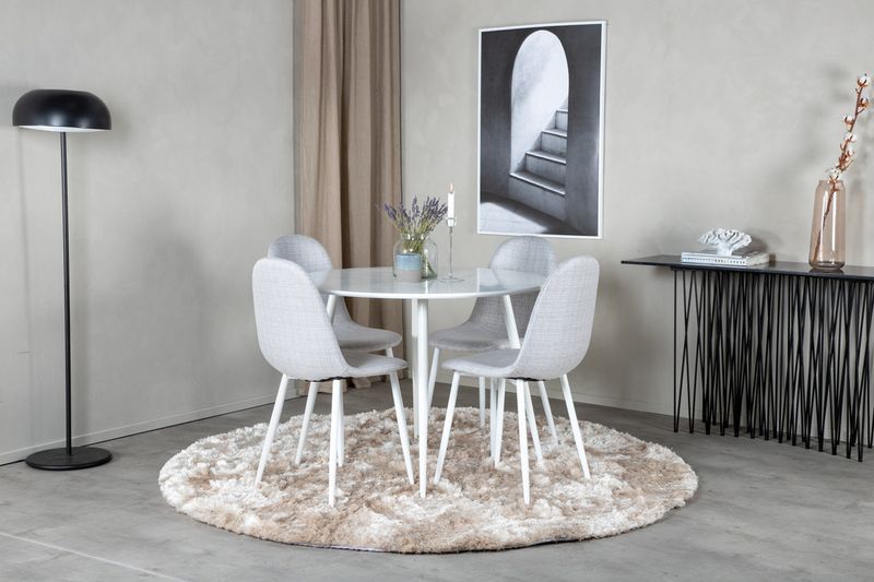 Venture Home Matgrupp Plaza med stolarna Polar