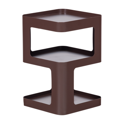 WOOOD Riv Sidobord/Nattduksbord Metall Lila/Brun