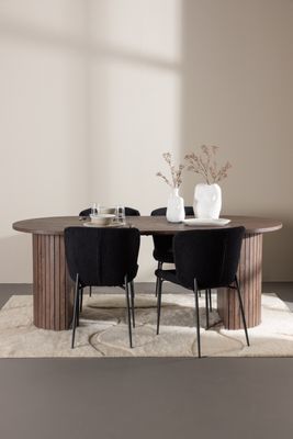 Venture Home Härön Matbord med Modesto Matstol