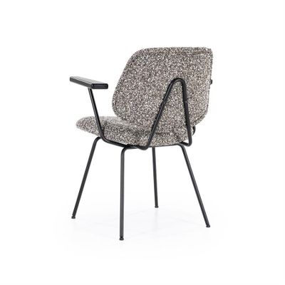 Eleonora Stol Jon med Armstöd - Taupe Maywood Mullvad