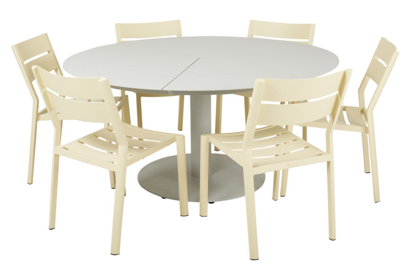 Brafab Peace Matbord Ø150 cm Ljusgrå