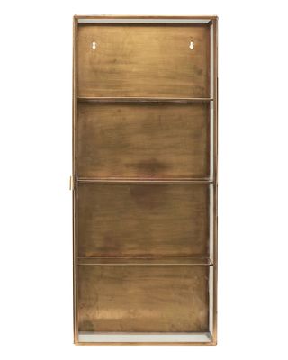 House Doctor Glass Skåp Mässing