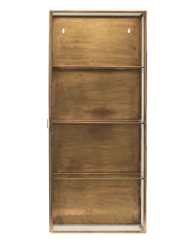 House Doctor Glass Skåp Mässing