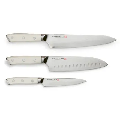 Markus Aujalay Knivset Damaskus 3-delar