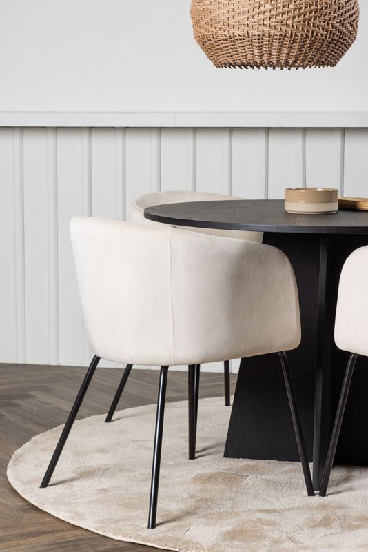 Venture Home Matgrupp Bootcut med 4st matstolar Berit