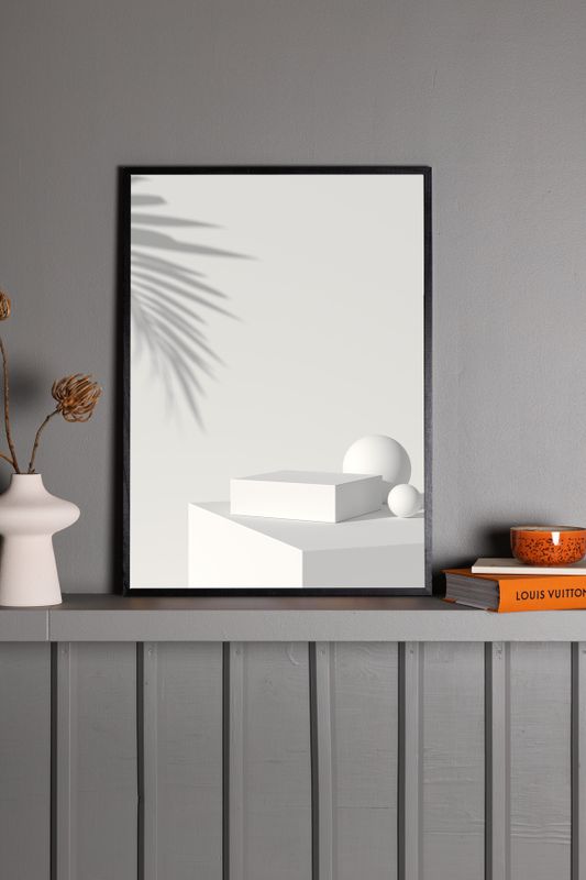 Venture Home White Box Poster Beige