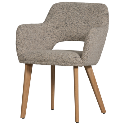 WOOOD Murat Matstol Natur med Träben 2 st