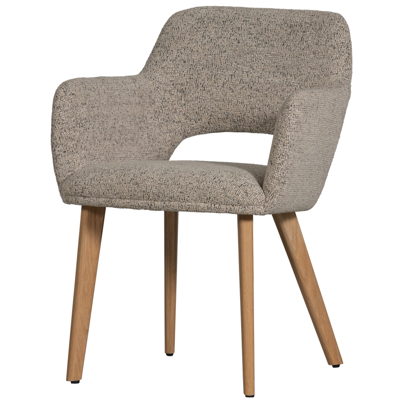 WOOOD Murat Matstol Natur med Träben 2 st