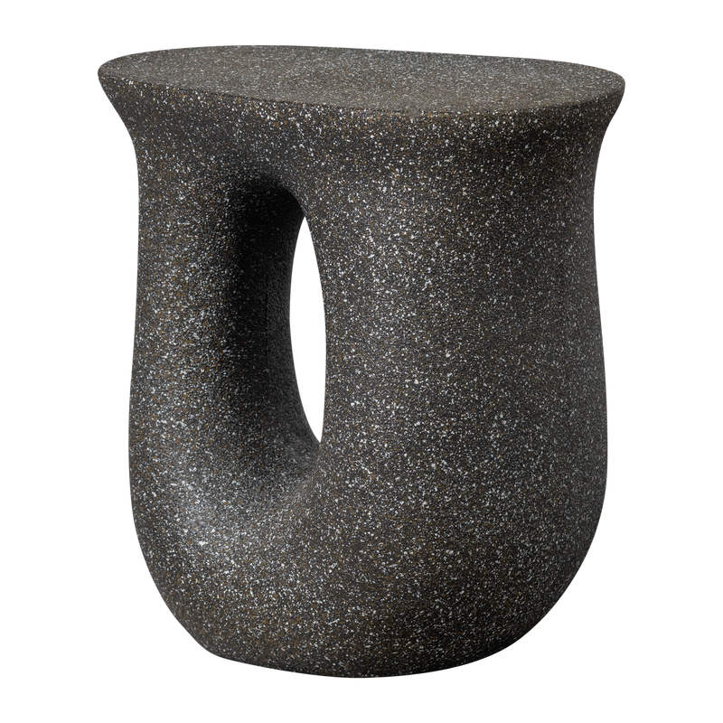 WOOOD Moson Sidobord med Svarta Stänk 2 st