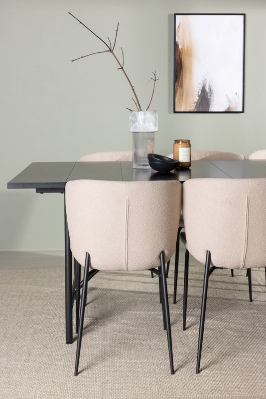 Venture Home Matgrupp Astrid med stolarna Modesto