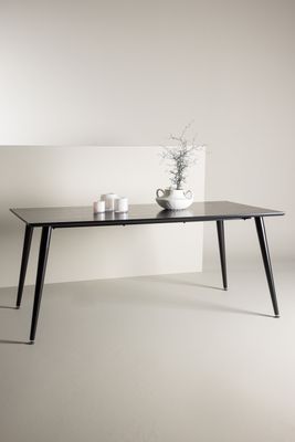 Venture Home Dipp Bord i Svart MDF och Metall