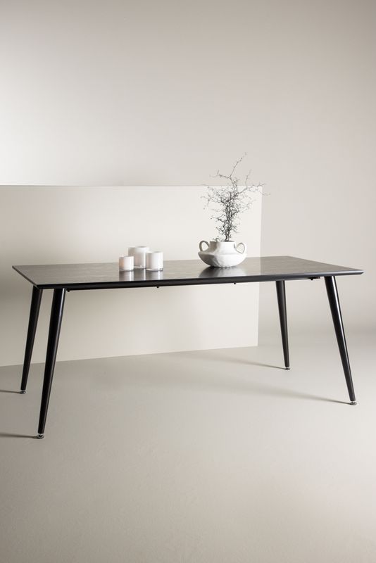 Venture Home Dipp Bord i Svart MDF och Metall