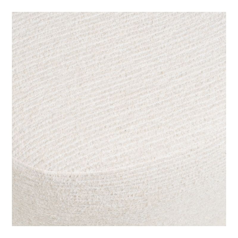 House Nordic Milo Loungefåtölj och Puff Benvit