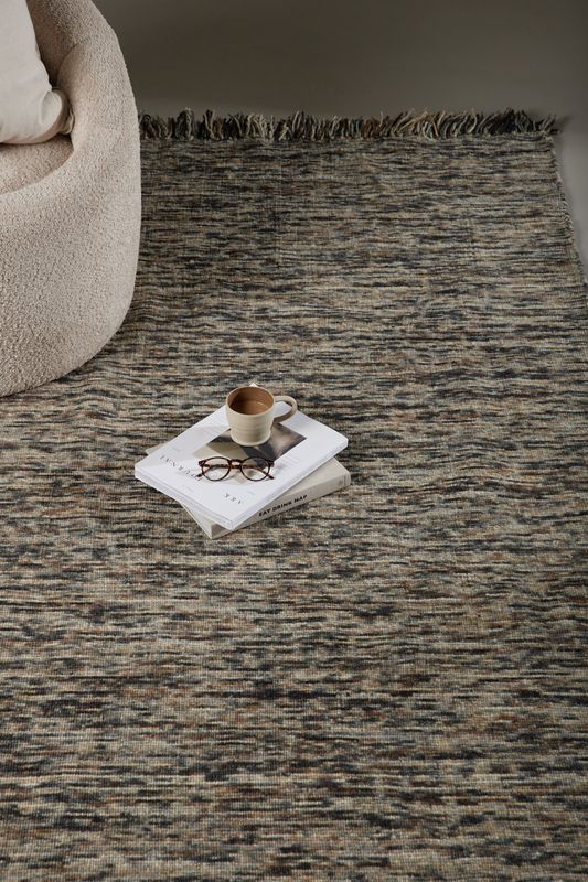 Venture Home Dante Flatvävd Matta i Ull med Fransar