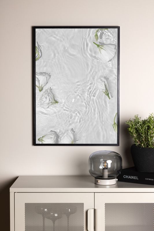 Venture Home White Roses Poster Vit