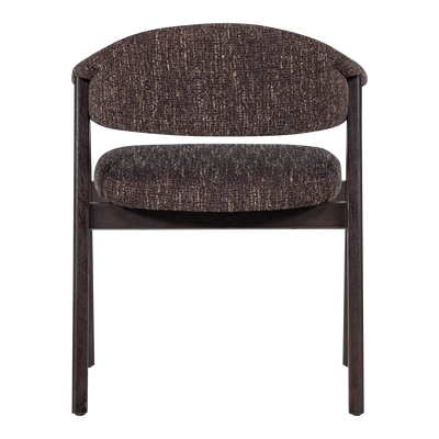 WOOOD Tunar Matstol med Armstöd Mörkbrun [FSC] 2 st