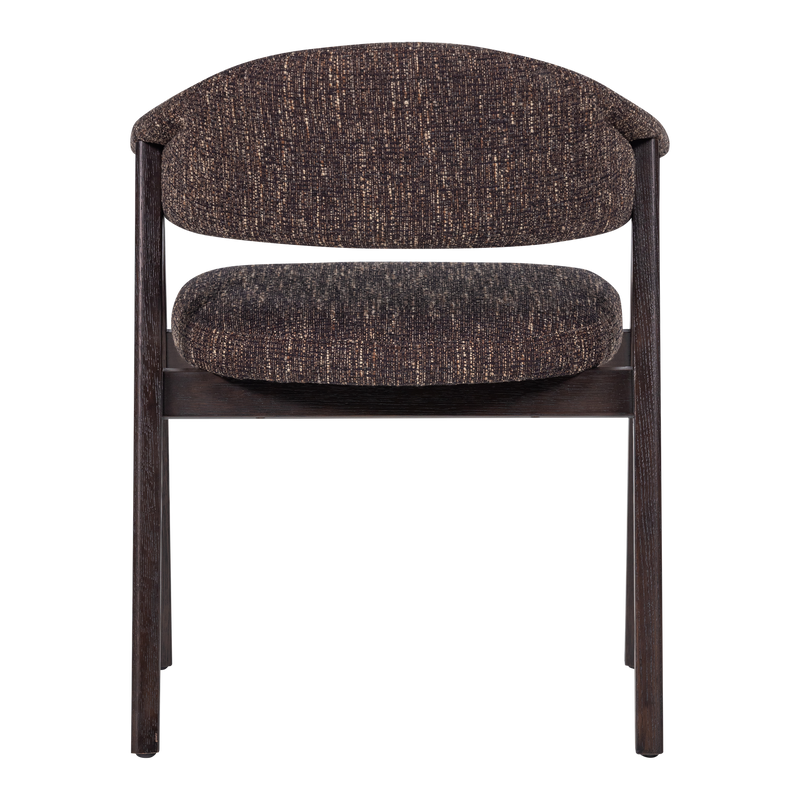 WOOOD Tunar Matstol med Armstöd Mörkbrun [FSC] 2 st