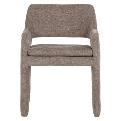 400553-T_01_VS_VT_Bigfoot_eetkamerstoel_chenille_taupe_F1