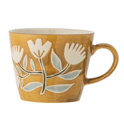 Creative Collection Tangier Kopp, Orange, Stengods - 6-pack
