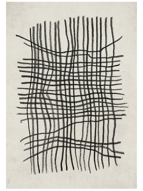 Venture Home Linework Poster Beige