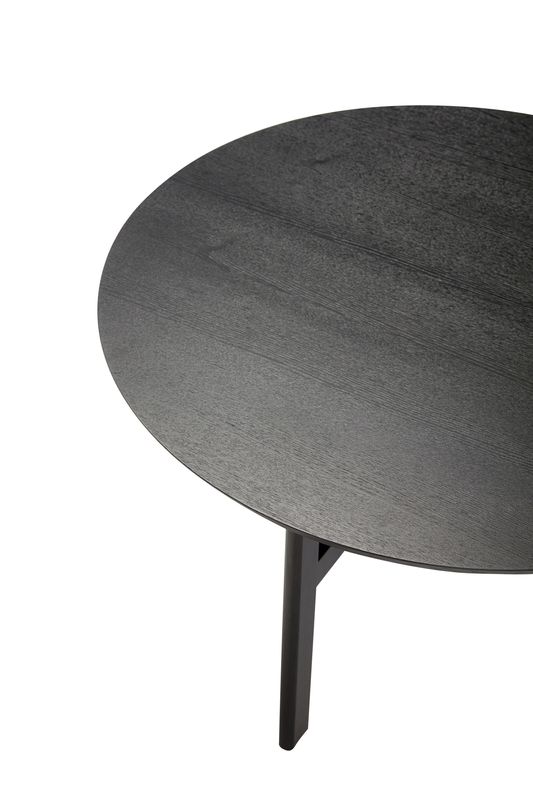 Hübsch Fjord Soffbord Svart ø80xh42cm