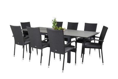 Venture Home Levels, Anna Matgrupp Svart Grå