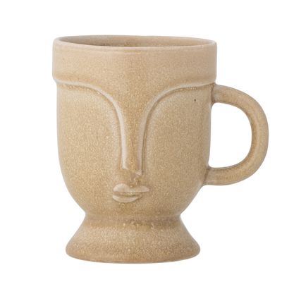 Bloomingville Sameen Mugg, Brun, Stengods - 6-pack