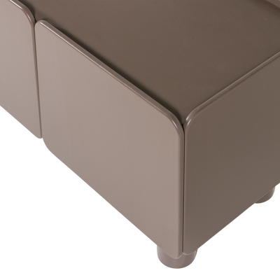 WOOOD ROOT TV-bänk 200 cm i Truffle brun