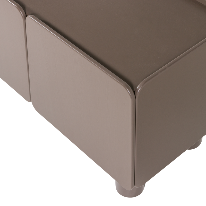 WOOOD ROOT TV-bänk 200 cm i Truffle brun