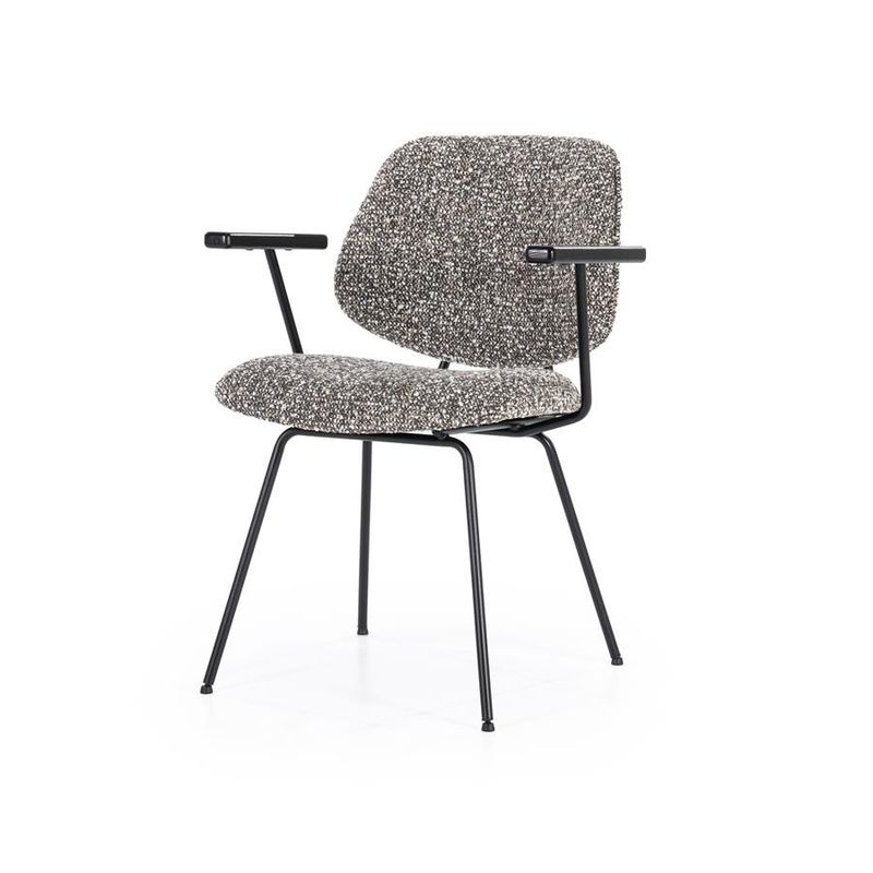 Eleonora Stol Jon med Armstöd - Taupe Maywood Mullvad