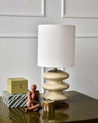 House Doctor Step Bordslampa L Sand/Off-white