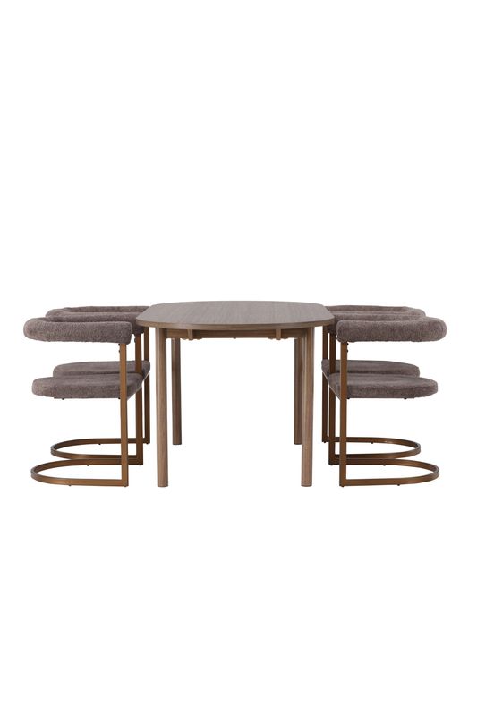 Venture Home Matgrupp Andy med stolarna Morning