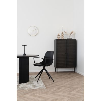 House Nordic Monaco Matstol Svart 2 st