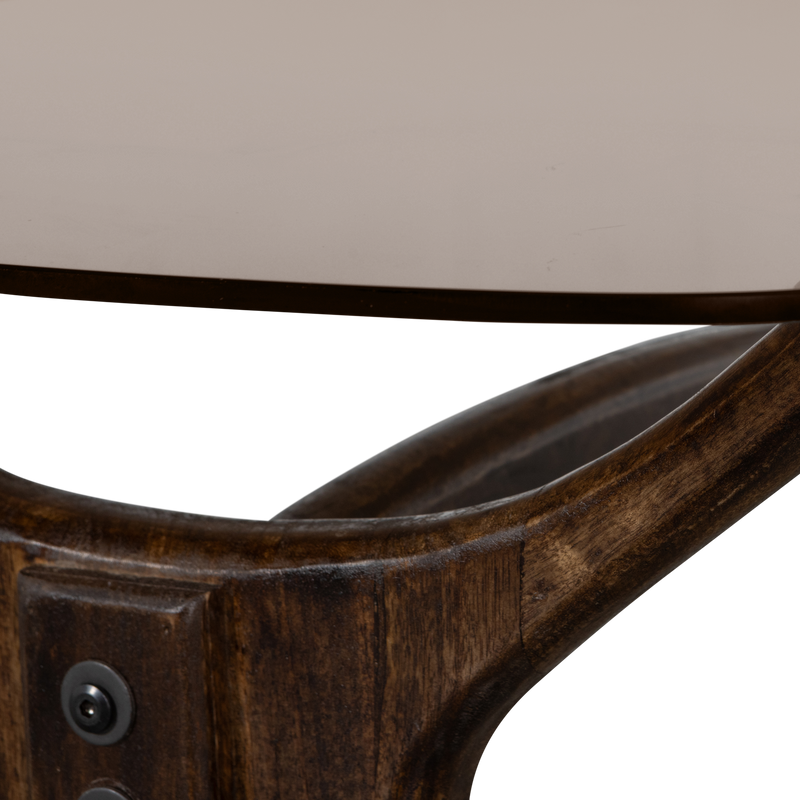 WOOOD Flash Soffbord i Mangoträ och Glas