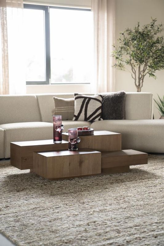 Eleonora Soffbord Quinten Rektangulär - Brun