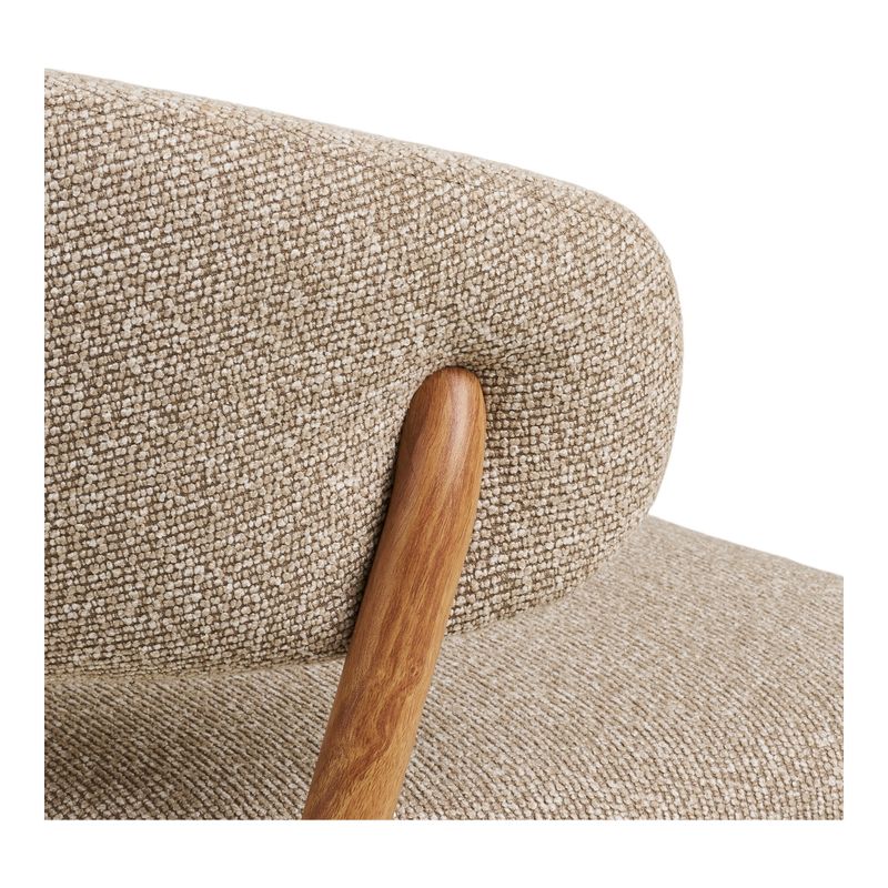 House Nordic Cavi Matstol Sand/Naturell 2-pack