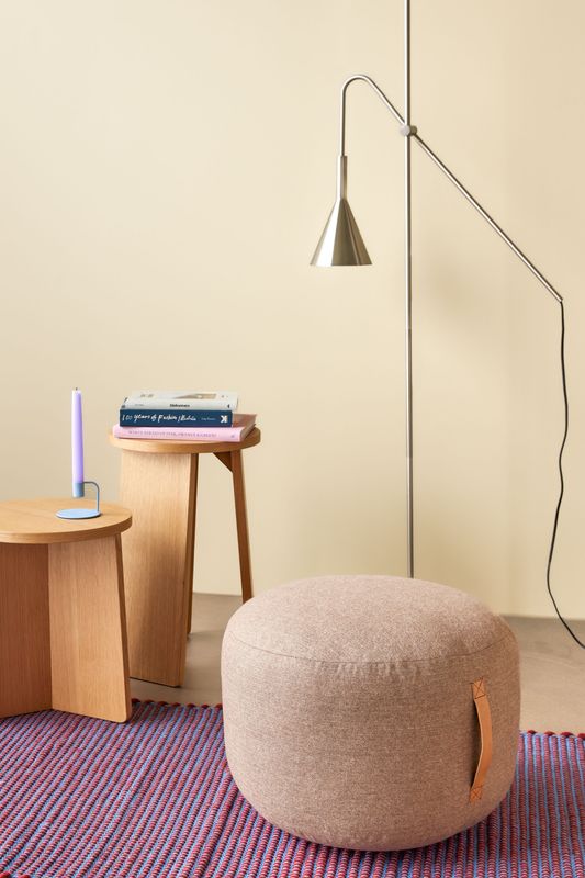 Hübsch Split Pall Natur ø35xh42cm